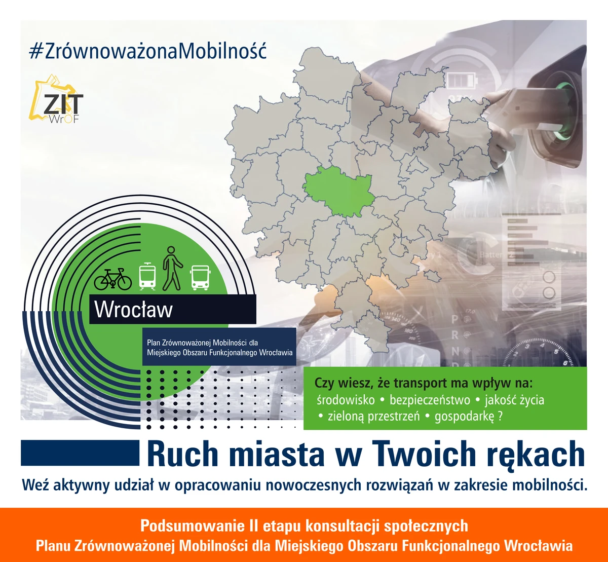 Plan Zrównoważonej Mobilności dla Miejskiego Obszaru Funkcjonalnego Wrocławia